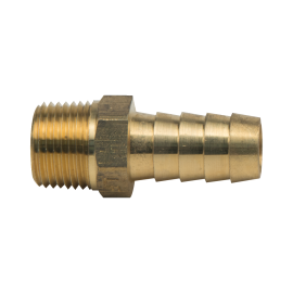 BrassCraft Male Hose Barb Adaptor, 1/2" ID Hose Barb x 3/8" MIP 125-8-6X