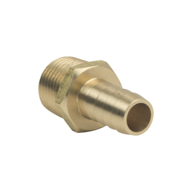 BrassCraft Male Hose Barb Adaptor, 1/2" ID Hose Barb x 1/2" MIP 125-8-8