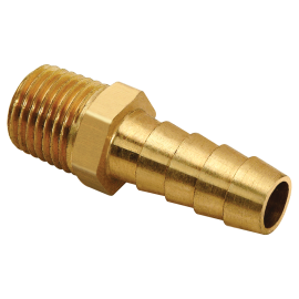 BrassCraft Male Hose Barb Adaptor, 1/2" ID Hose Barb x 1/4" MIP 125-8-4X