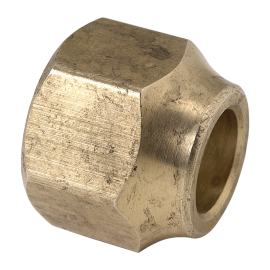 BrassCraft Flare Refrigeration Reducing Nut - Short, 1/2" OD Tube x 3/8" OD Tube 141S-8-6