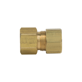 BrassCraft Flare-Compression Adaptor, 3/8" Female Flare x 3/8" OD Tube 462-6-6X
