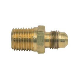 BrassCraft Flare Male Adaptor, 1/4" OD Tube x 1/4" MIP 48-4-4