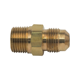 BrassCraft Flare Male Adaptor, 3/8" OD Tube x 3/8" MIP 48-6-6
