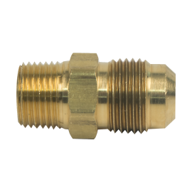 BrassCraft Flare Male Reducing Adaptor, 1/2" OD Tube x 3/8" MIP 48-8-6