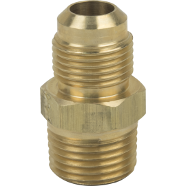 BrassCraft Flare Male Adaptor, 1/2" OD Tube x 1/2" MIP 48-8-8