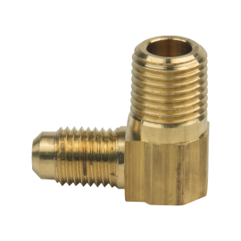 BrassCraft Flare Male Elbow, 1/4" OD Tube x 1/4" MIP 49-4-4