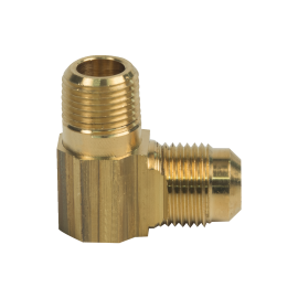 BrassCraft Flare Male Reducing Elbow, 1/2" OD Tube x 3/8" MIP 49-8-6
