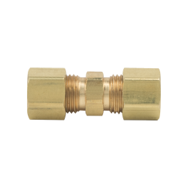 BrassCraft Compression Union, 1/4" OD Tube, Both Ends 62-4X