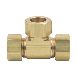 BrassCraft Compression Tee, 5/8" OD Tube, All 3 Ends 64-10X