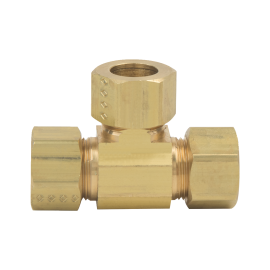 BrassCraft Compression Tee, 1/2" OD Tube, All 3 Ends 64-8X
