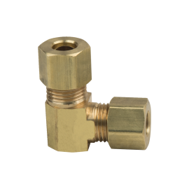 BrassCraft Compression Union Elbow, 1/4" OD Tube, Both Ends 65-4X