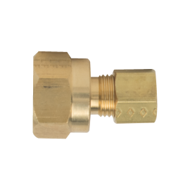BrassCraft Compression Female Reducing Adaptor, 1/4" OD Tube x 3/8" FIP 66-4-6X