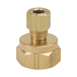 BrassCraft Compression Female Reducing Adaptor, 1/4" OD Tube x 1/2" FIP 66-4-8X