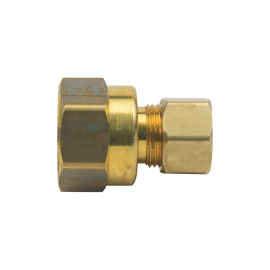 BrassCraft Compression Female Reducing Adaptor, 3/8" OD Tube x 1/2" FIP 66-6-8X