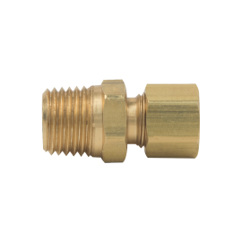 BrassCraft Compression Male Adaptor, 1/4" OD Tube x 1/4" MIP 68-4-4X