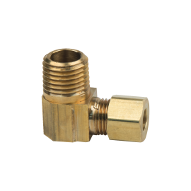 BrassCraft Compression Male Elbow, 1/4" OD Tube x 1/4" MIP 69-4-4X