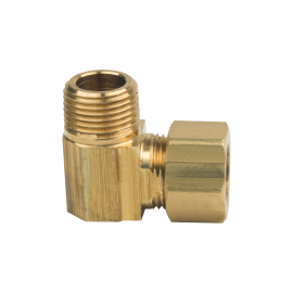 BrassCraft Compression Male Reducing Elbow, 1/2" OD Tube x 3/8" MIP 69-8-6X