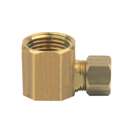 BrassCraft Compression Female Reducing Elbow, 3/8" OD Tube x 1/2" FIP 70-6-8X
