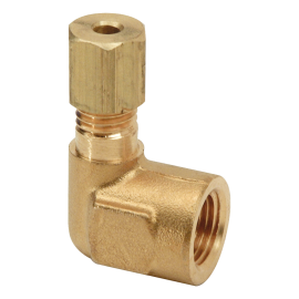 BrassCraft Compression Female Elbow, 1/4" OD Tube x 1/4" FIP 70-4-4X