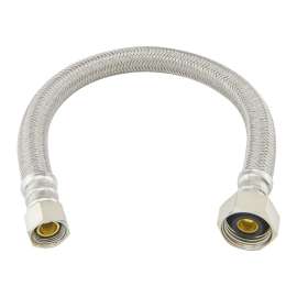 B1-20A F 3/8 in. Comp x 1/2 in. FIP Braided Polymer Connector