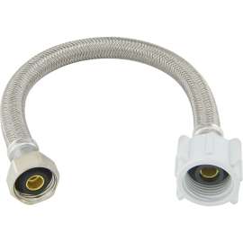 B8-9DL F 1/2 in. FIP x 7/8 in. Ballcock FIP x Ballcock Braided Polymer Connector