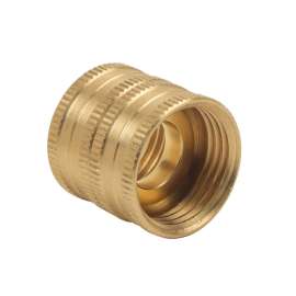 BrassCraft Female Swivel Hose Union, 3/4" Female Hose Thread, Both Ends HUS-12
