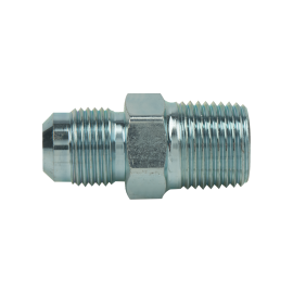 BrassCraft Standard Gas Fitting, 1/2" OD Flare x 1/2" MIP (3/8" FIP), Steel AU2-8S