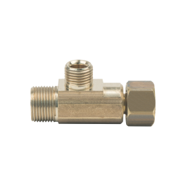 BrassCraft Compression Female Tee Adaptor (FIP on Branch), 3/8" OD Tube x 3/8" OD Tube x 1/4" Female Comp Nut CT2-664X P