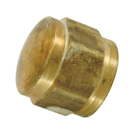 BrassCraft Fine Thread Flare Cap, 3/8" OD Tube (9/16-24 Thread) FC-6
