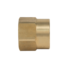 BrassCraft Female Hose Adaptor (FIP End), 3/4" Female Hose Thread Inlet x 1/2" FIP Outlet HU11-8-12X
