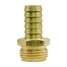 BrassCraft Male Hose Barbed Adaptor, 3/4" Male Hose Thread x 5/8" ID Hose Barb HU125-10-12