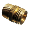 BrassCraft Male Hose Adaptor (MIP End), 3/4" Male Hose Thread x 3/4" MIP (Tapped 1/2" FIP) HU22-12-12TP