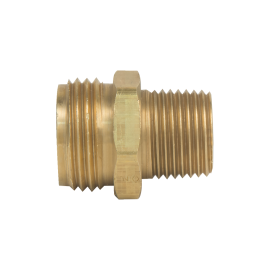 BrassCraft Male Hose Adaptor (MIP End), 1/2" MIP x 3/4" Male Hose Thread HU22-8-12
