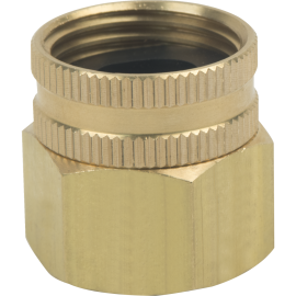 BrassCraft Female Swivel Hose Adaptor (FIP End), 3/4" FIP x 3/4" Female Hose Thread HUS11-12-12X
