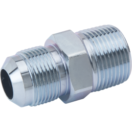 BrassCraft Standard Gas Fitting, 5/8" OD (15/16-16 Thread) Flare x 3/4" MIP (1/2" FIP), Steel MAU2-10-12S
