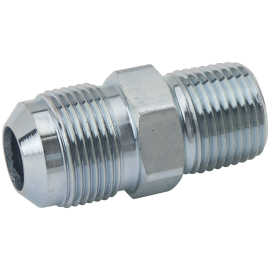 BrassCraft Standard Gas Fitting, 5/8" OD (15/16-16 Thread) Flare x 1/2" MIP, Steel MAU2-10-8S
