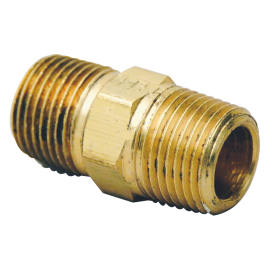 BrassCraft Hex Pipe Nipples, 1/4" MIP x 1/8" MIP PHN-4-2X