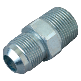 BrassCraft Standard Gas Fitting, 1/2" OD Flare x 3/4" MIP (1/2" FIP), Steel AU2-8-12S