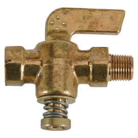 BrassCraft Female-Male Drain Cock, 1/8" FIP x 1/8" MIP V402-2