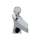 Crystal Finial for Roman Tub Faucets in Polished Chrome