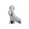 Crystal Finial Accent for Bathroom Faucets in Polished Chrome