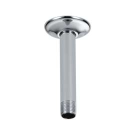 6in Ceiling Mounted Shower Arm and Flange in Polished Chrome