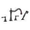 Roman Tub Trim With Hand Shower in Venetian Bronze