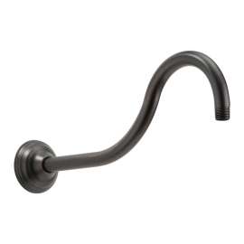 16in Shower Arm and Flange in Venetian Bronze