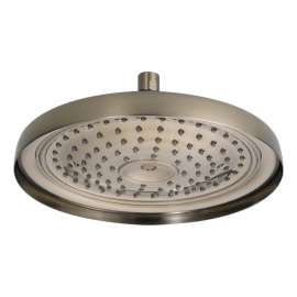 Traditional 83310-BN Single Function Ceiling Mount Raincan Shower Head in Brushed Nickel