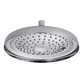 Traditional 83310-PC Single Function Ceiling Mount Raincan Shower Head in Polished Chrome
