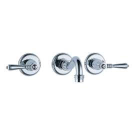 Tresa 65836LF-PC Wall Mount Lavatory Faucet in Polished Chrome