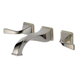 Wall Mount Lavatory Faucet in Polished Nickel