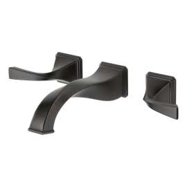 Wall Mount Lavatory Faucet in Venetian Bronze