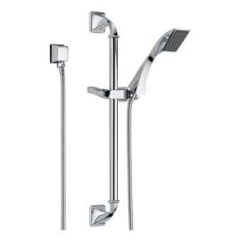 Virage 85730-PC Hand Shower Package Includes Slide Bar, Hose, and Wall Supply in Polished Chrome